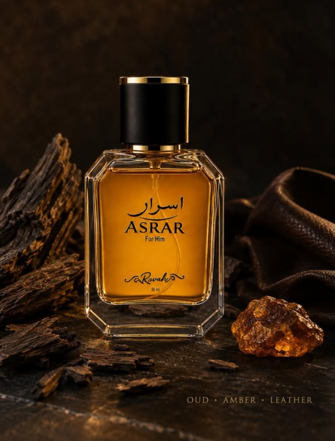 ASRAR For Him premium oud perfume 50ml