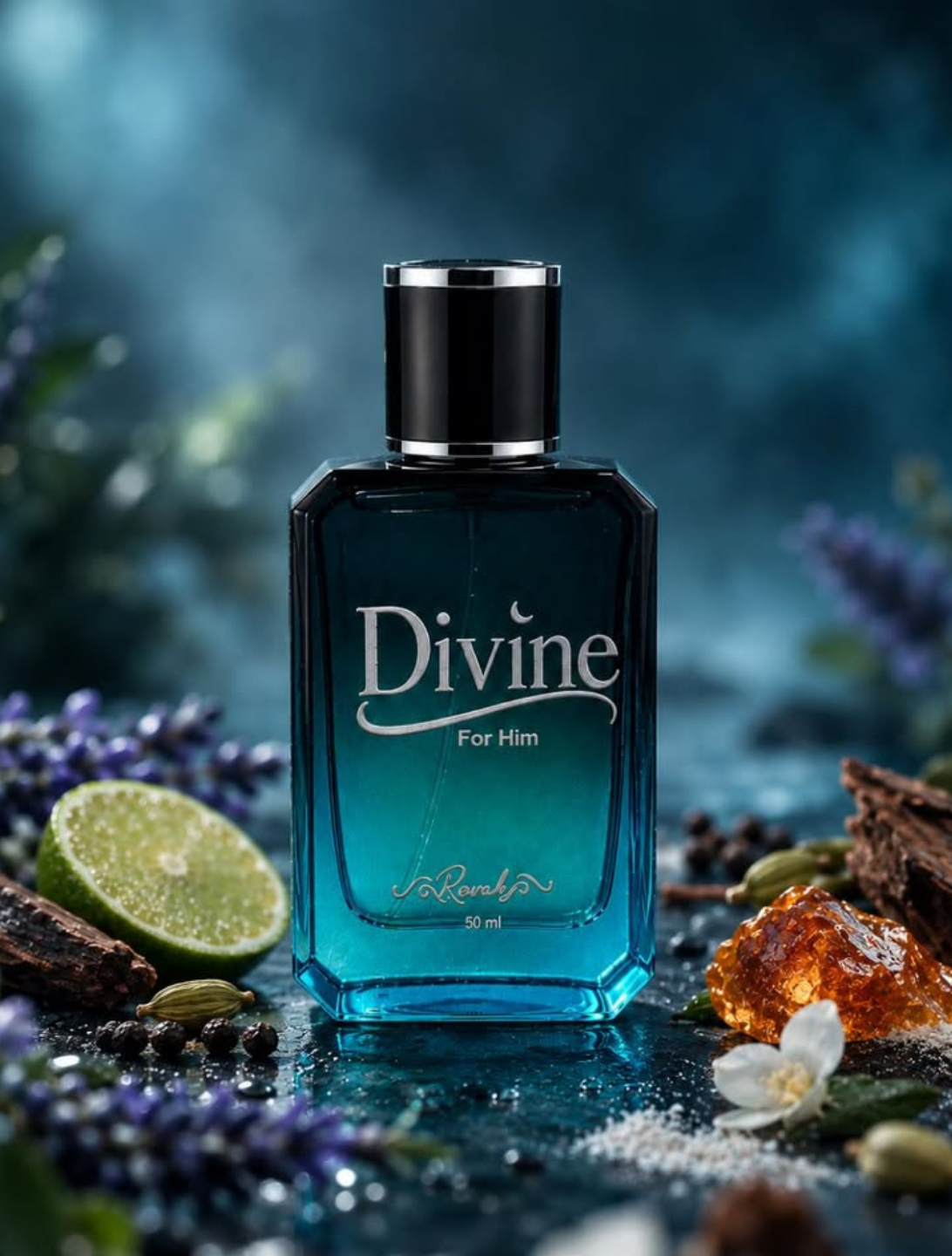 DIVINE For Him fragrance notes and ingredients